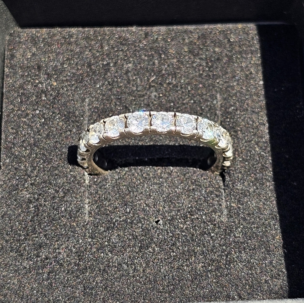 S925 Sterling Silver Zircon Ring